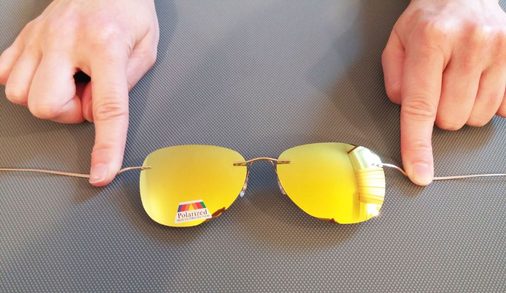 Ochelari de soare polarizati titanflex rama ultra flexibila NOI !