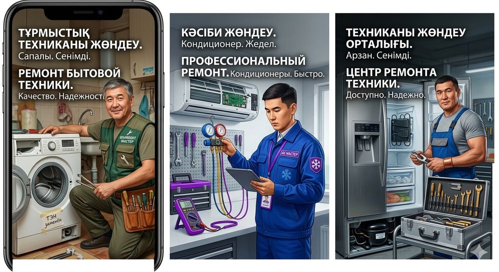 Ремонт холодильников, стиральных машинах и другой бытовой техники