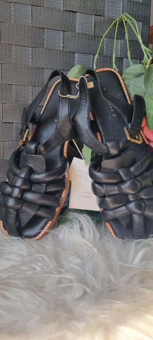 Sandale de vara Zara din piele masura 38