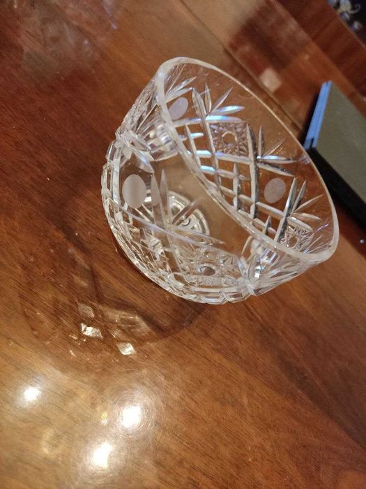 Хрустальная Чешская ваза для конфет,печенья,варенья и еще много чего