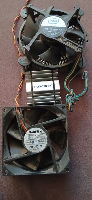 Кулер на процессор,  радиатор охлаждения Foxconn, вентилятор Martech