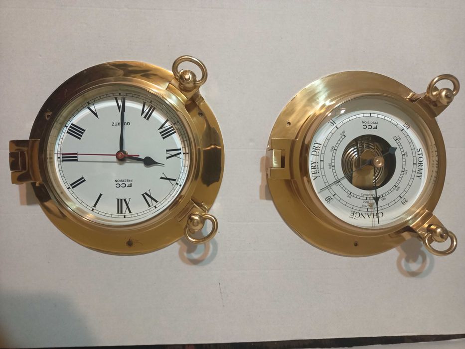 Set barometru + ceas marina FCC