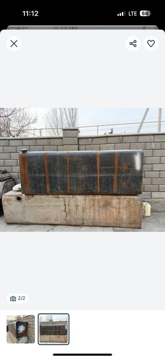 Продам 2 бака по 2тонны общий 4тон