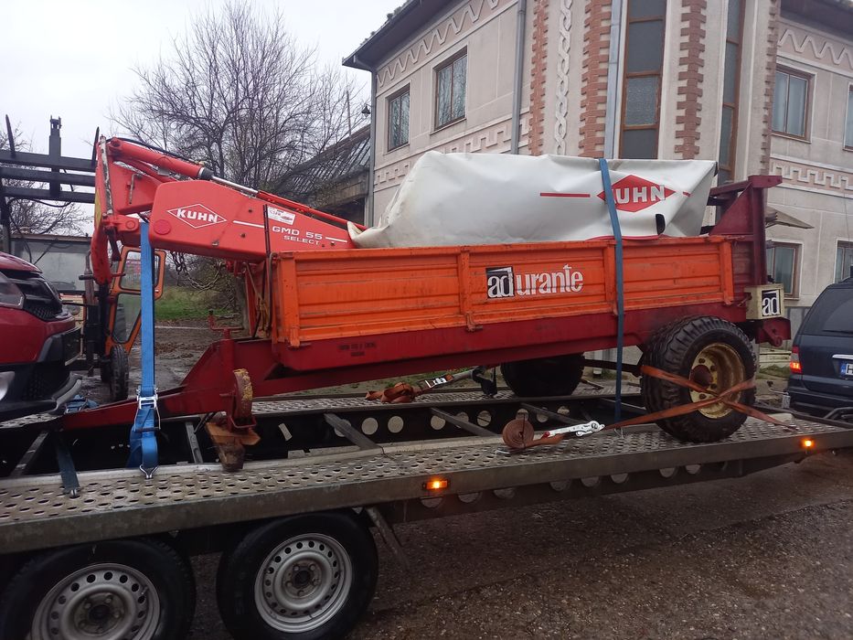 Masina scos cartofi si cositoare Deutz Fahr si kuhn mig gunoi