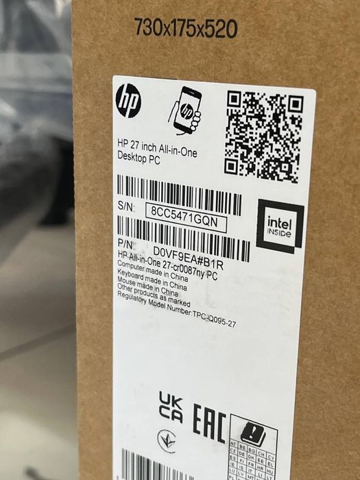 Hp monoblok oq rang