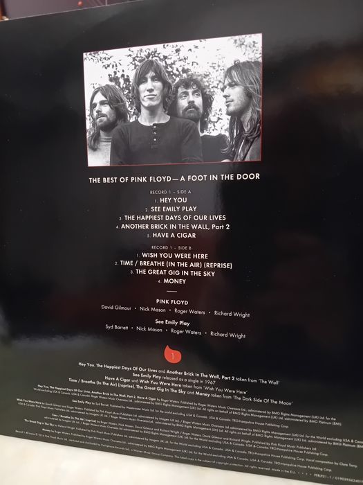 The Best of Pink Floyd - A foot  in the door. 2 LP
