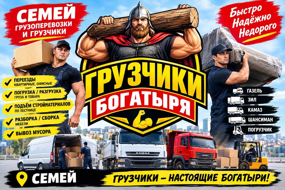 Услуги Грузчики Семей