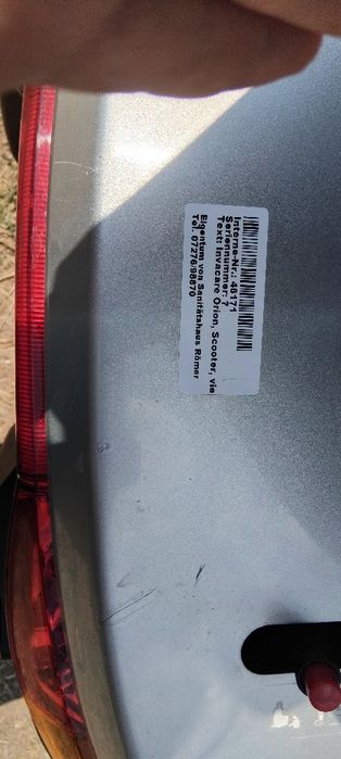 Електрически скутер за трудно подвижни хора.