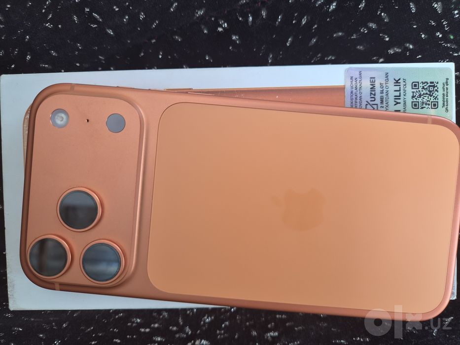 Iphone 17 Pro Max 256 tali 15 sikl karopkasi bor xolati ideal