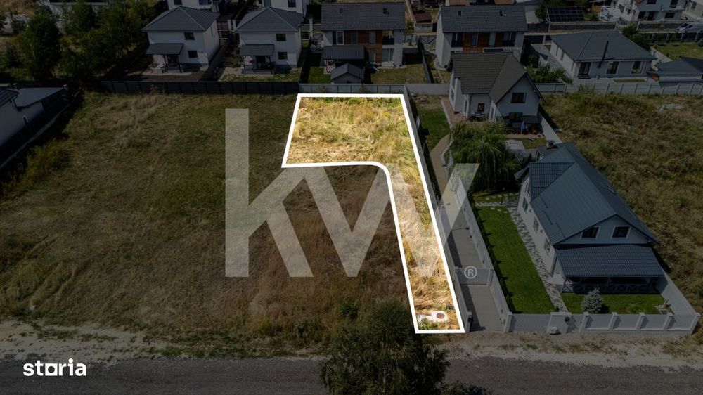 Teren intravilan 786 mp | Toate utilitatile | Studiu de fezabilitate |