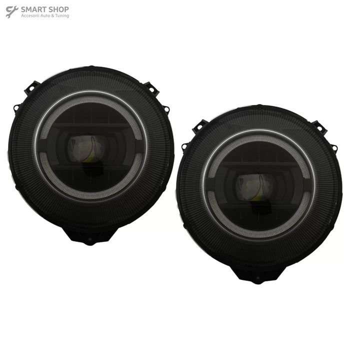 Faruri Bi-Xenon Look Mercedes G-Class W463 (2007-2017) Negru Facelift