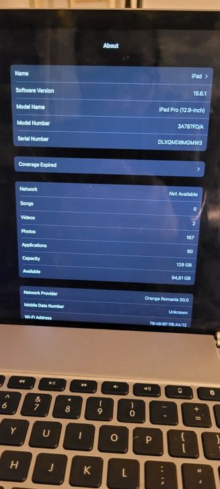 IPad Pro 12.9 inch cu tastatura