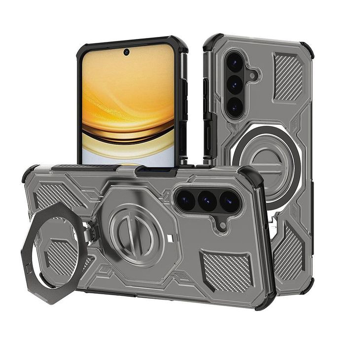 Techsuit carbon shield pro за samsung galaxy a57 5g - smoke black