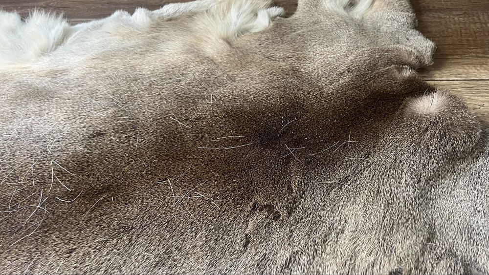 Естествена кожа килим от Сърна