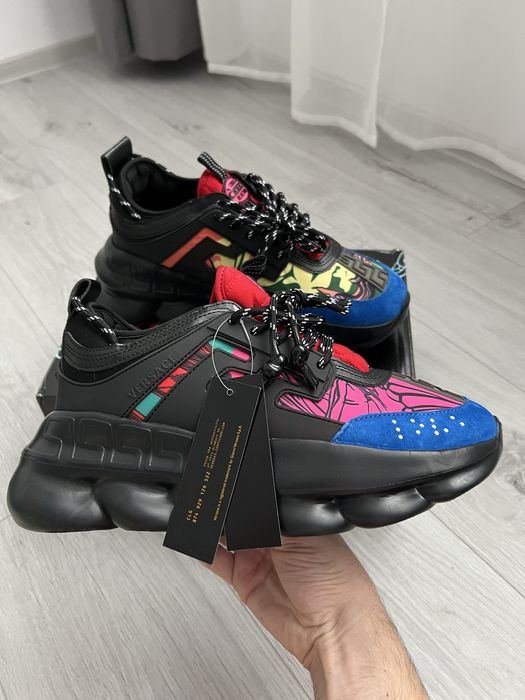 Versace Chain Reaction Mov/ Negru 43