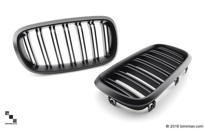 GRILE Duble pentru BMW X5 X6 E70 E71 M X5M X6M F16M LOOK Negru Mat sau LUCIOS  CALITATE PREMIUM ️️️️️