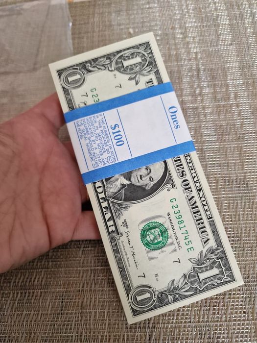 Нови банкноти 1 долар ($1 USD), нециркулирали