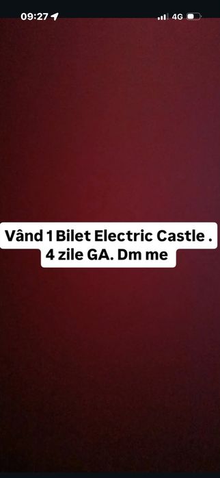 Vand bilete EC ,4 zile,GA