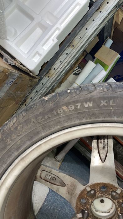 Jante r18 audi B8 S-Line a4 a5 a6 senzori anvelop vara 245 40 18