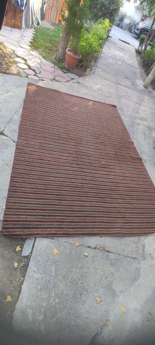 Палас в нормальном состоянии.