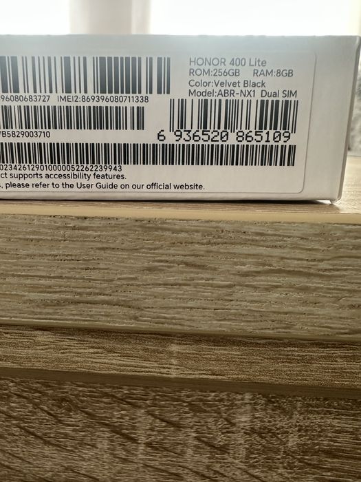 Vand tel Honor 400 Lite 256GB /Ram8GB