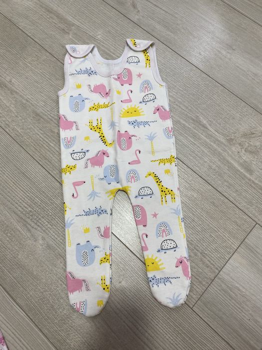 Теплые слипики на девочку до 3 месяцев