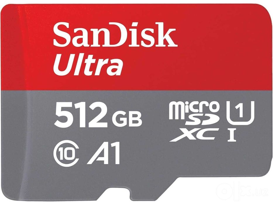 SanDisk Ultra 512 ГБ microSDXC - карта с SD-адаптером - Гарантия