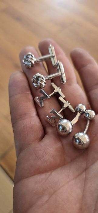 Butoni argint Serkos