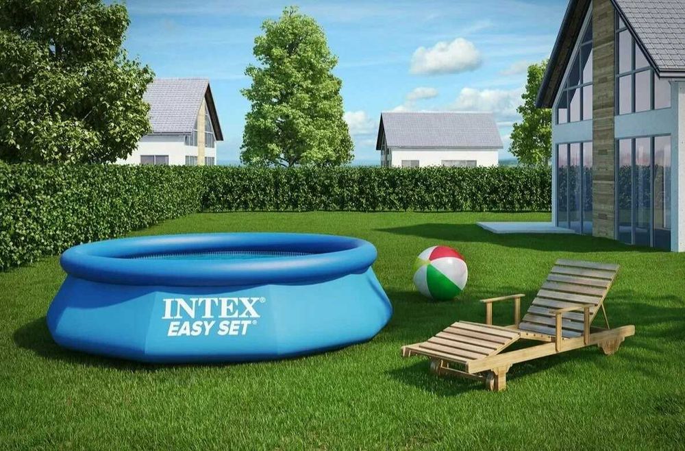 Бассейн надувной детский Intex "28130" 366х76 см, 5621 л, от 6 лет,