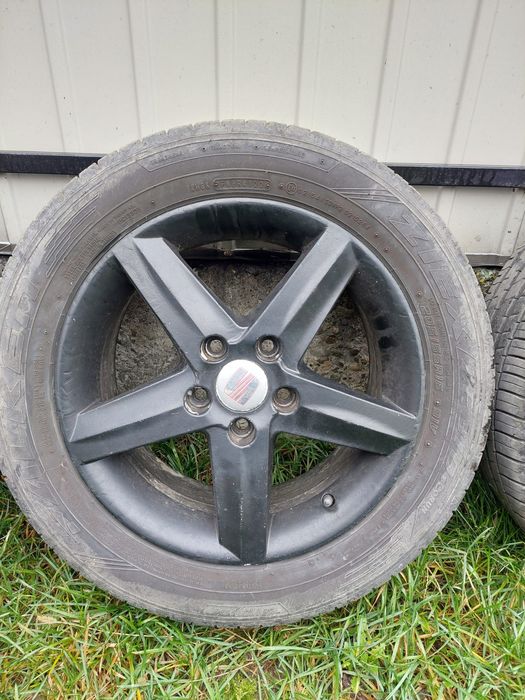 Vând cauciucuri de vară plus jante de aluminiu Seat Altea