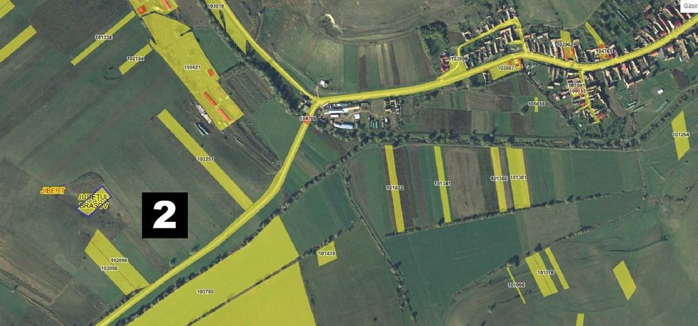 Vand 3 terenuri in Lovnic (sat sasesc, langa Viscri), jud Brasov = 11700mp  4Euro/mp