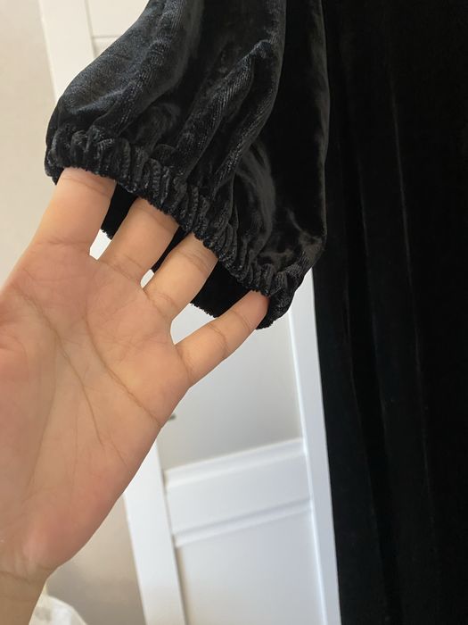 Платье из королевского велюра