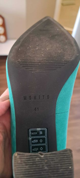 Дамски обувки Mohito, дебел ток 41 номер