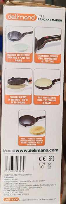 Grill delimano nou si tava pentru clatite delimano.