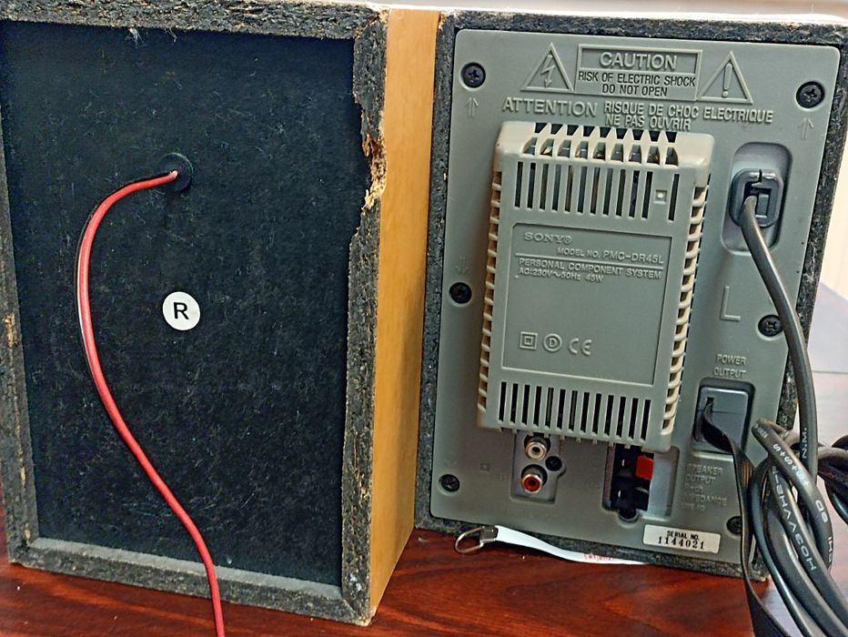 PMC-DR45L, Difuzoare/BoxeActive 45W, originale-Sony, pentru PIESE.