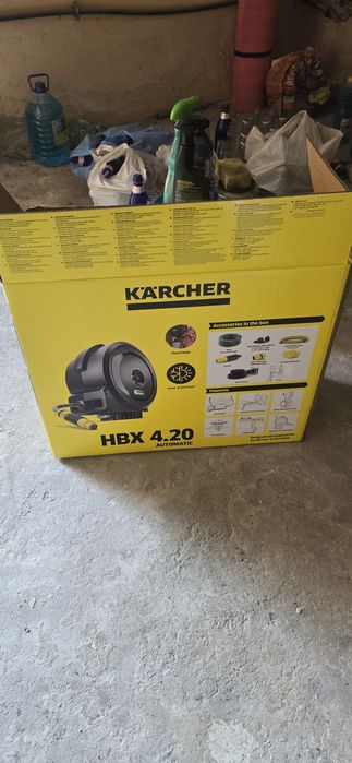 Furtun si tambur 20 metri autoretractabil Karchel