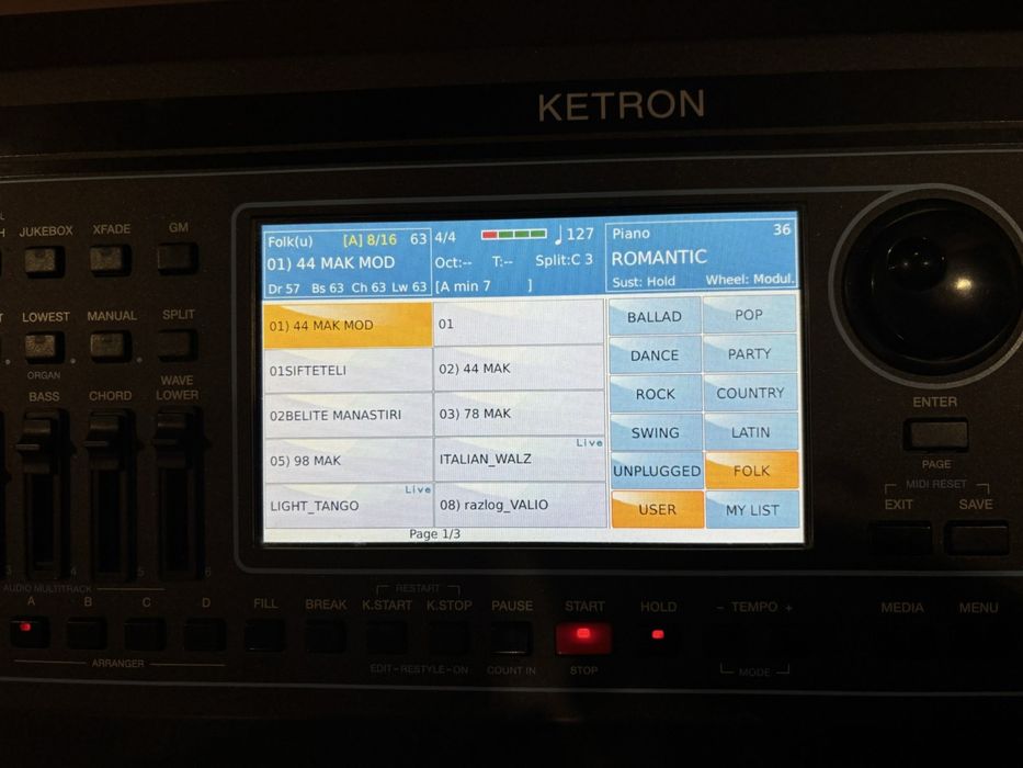Корг korg ketron sd9