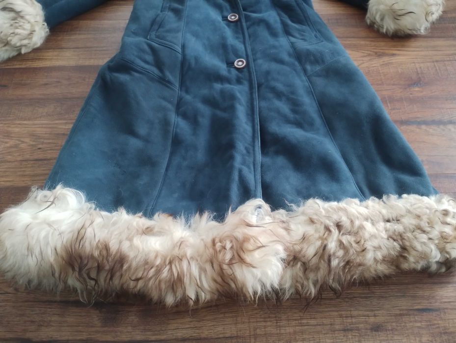 Дамски кожух от естествена кожа