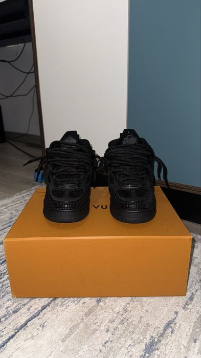 Louis Vuitton Skates Black Crystals