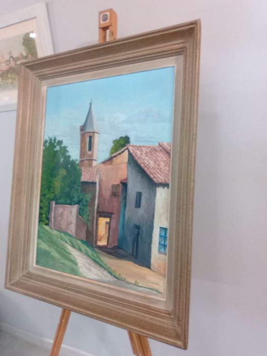 Картина маслени бои ​„Провинциален уют“ (1968 г.)