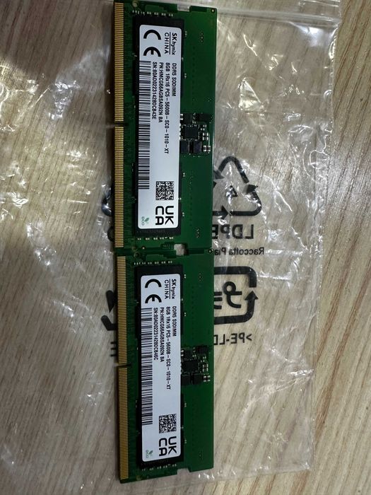 ОЗУ 8GB DDR5 5600mhz для Ноутбука. 2 штуки(16GB)