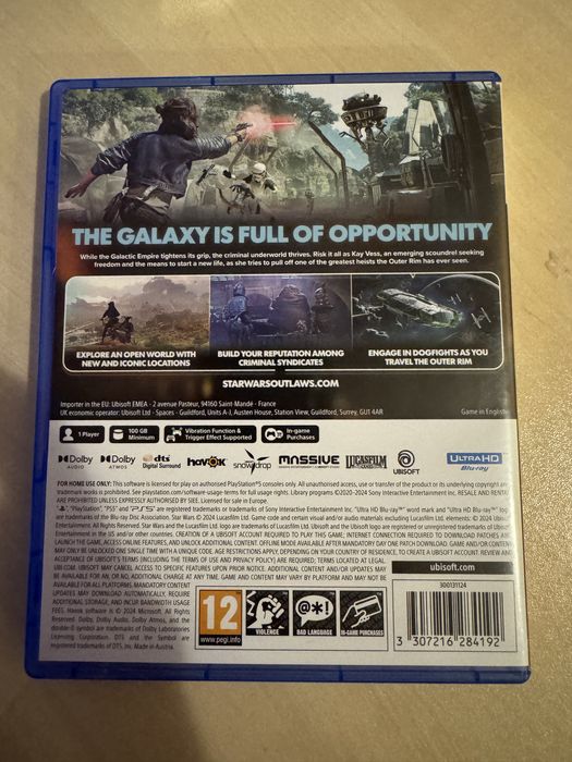 Star Wars Outlaws Ps5