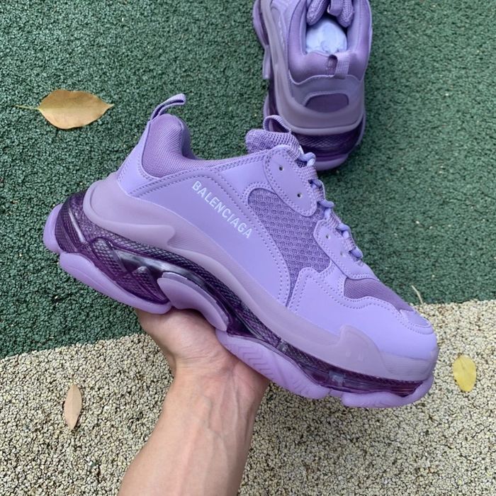 Balenciaga Triple S - Violet/Dark Grey/Sky Blue