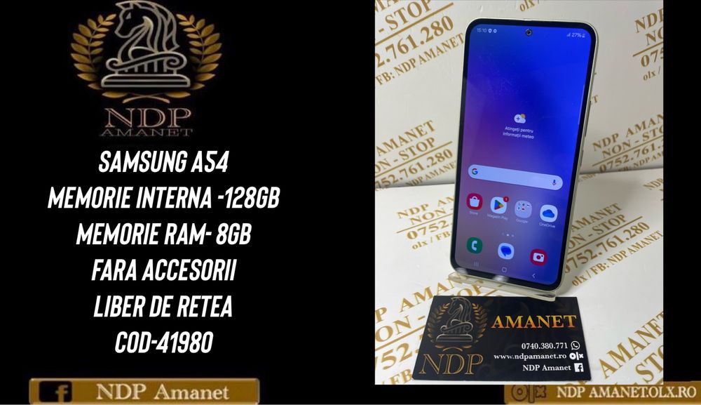 NDP Amanet Braila Samusng A54 5g 128gb (41980)