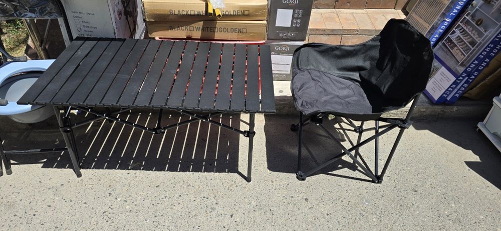 Пикник стол со стульями складной