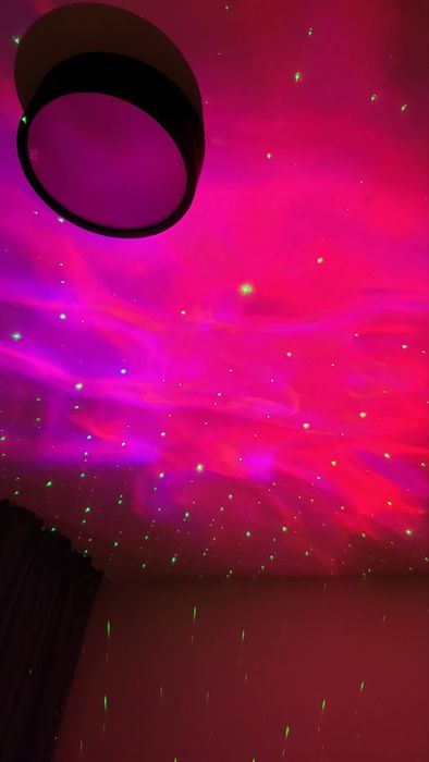 LED/Лед звезден проектор – астронавт, нощна лампа със колонка