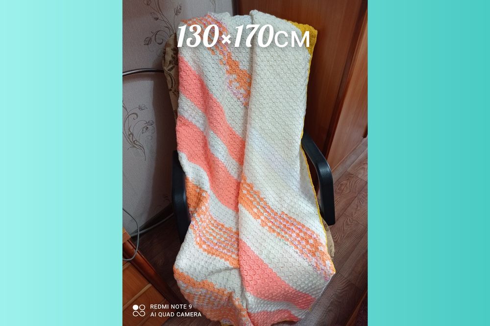 Пледы ручная работа новые