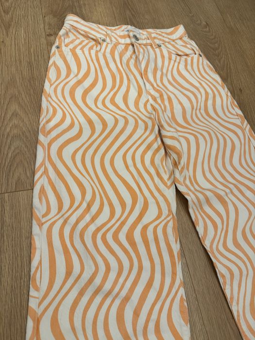 Blugi Zara bej cu maro deschis