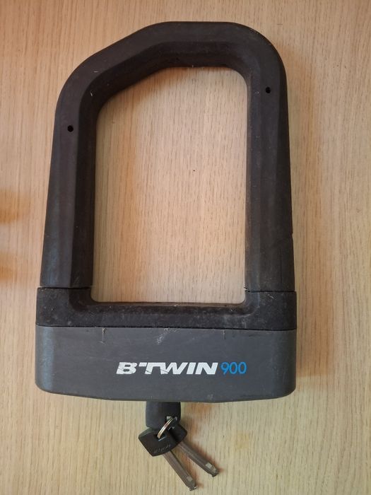 Sistem antifurt bicicleta Btwin 900. Pret decathlon: 120lei