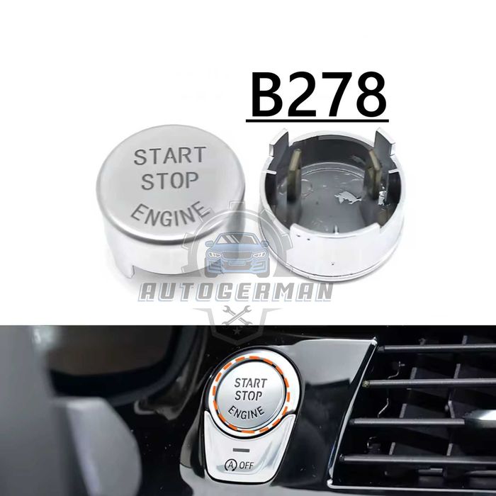 Копче старт стоп за БМВ F52 G30 Г31 G38 F90 G01 G08 G02 F98 G32 Г11 Г12 бутон сив запалване двигател старт Buton stop стартер БМВ kopche капаче